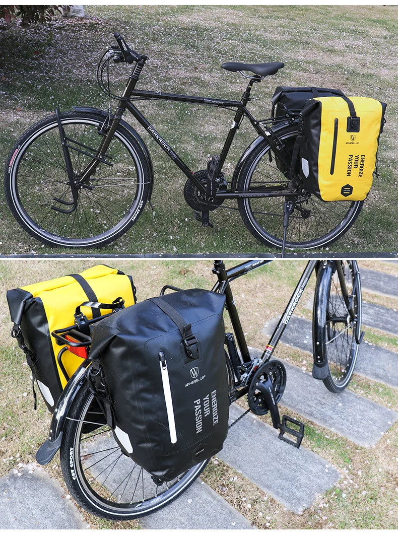 

Водонепроницаемая вместительная велосипедная сумка на заднее сиденье, практичный органайзер для горного велосипеда, Дорожный чемодан