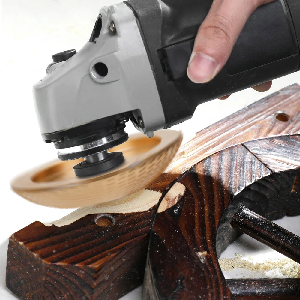 Wood Angle Grinding Wheel Sanding Carving Rotary Tool Abrasive Disc For Grinder Tungsten Carbide Coating Bore Shaping | Инструменты