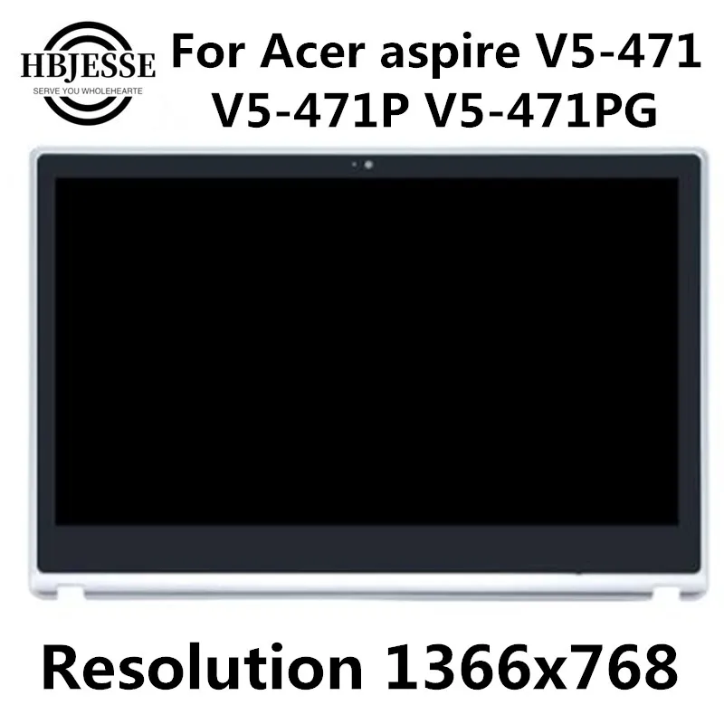 Оригинальный Новый 14-дюймовый сенсорный ЖК-экран в сборе для Acer aspire V5-471 V5-471P V5-471PG