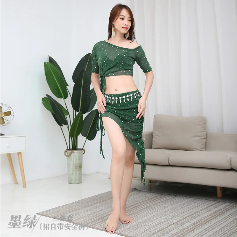 Рубашка с пайетками для женщин Сексуальная футболка длинным рукавом Восточный