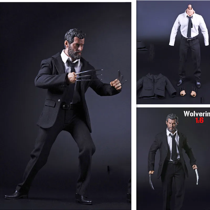 Экшн фигурка X man Росомаха в масштабе 1:6 Логан Мужская солдата сделай сам Западном