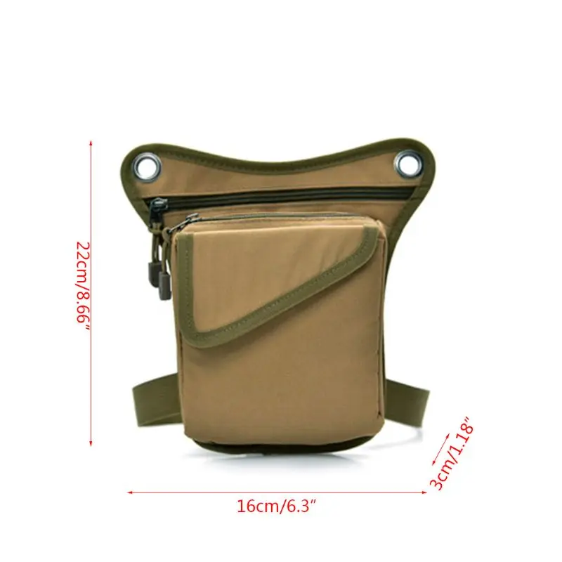 Модная мужская сумка для мотоцикла нейлоновая поясная кошелек