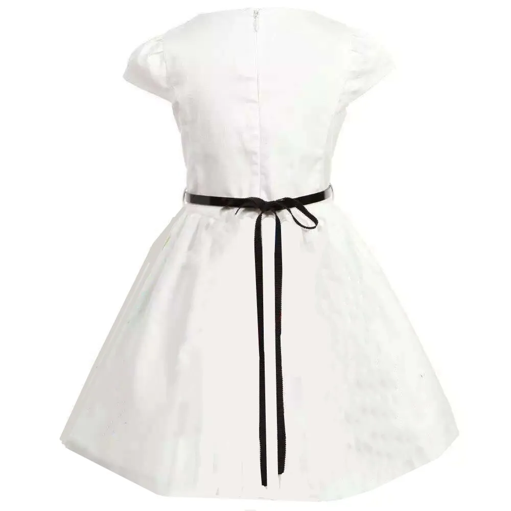 Детское летнее платье принцессы без рукавов с мультяшным принтом | Детская