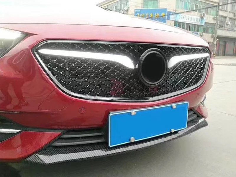 ABS передний бампер автомобиля решетка для Buick Regal 2017 2018 2019 новые светодиодные