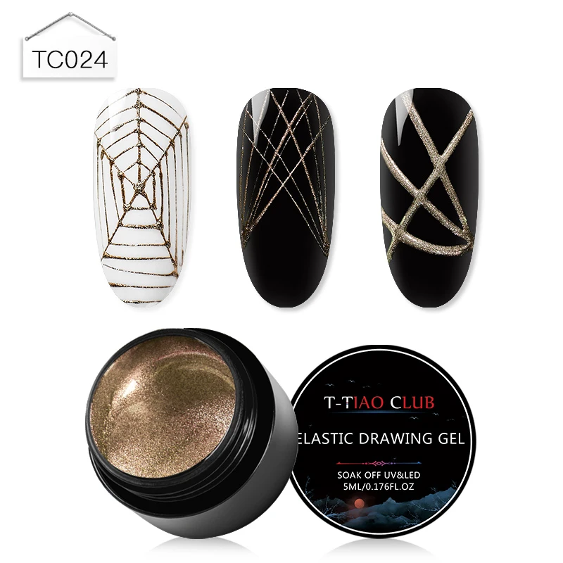 VS01269 Гель-лак для ногтей T-TIAO CLUB Spider, креативный Гель-лак для рисования проволокой, лак для ногтей - Цвет: VS01269