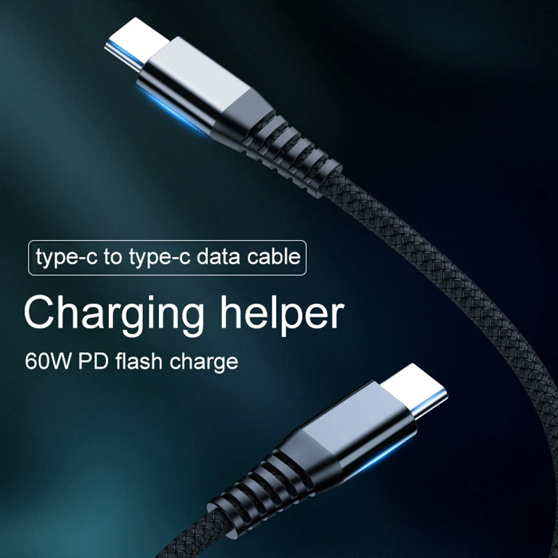PD 60 Вт Кабель для быстрой зарядки USB Type C к кабель Xiaomi Redmi быстрое зарядное