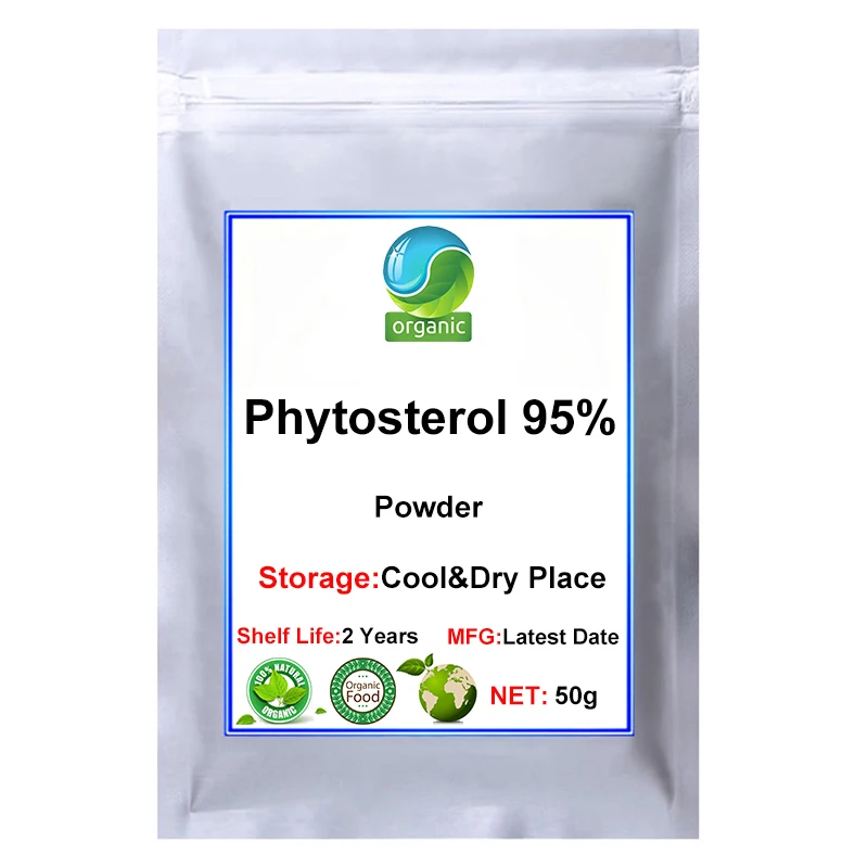 

95% Phytosterol Beta Sitosterol Powder,Support Healthy Cholesterol Levels,ISO Certified Lower Cholesterol Promote Bile Excretion