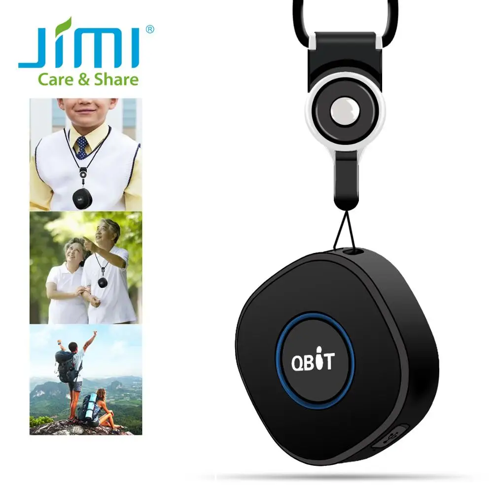 Jimi Qbit Mini персональный GPS трекер с защитой от кражи портативный аккумулятором