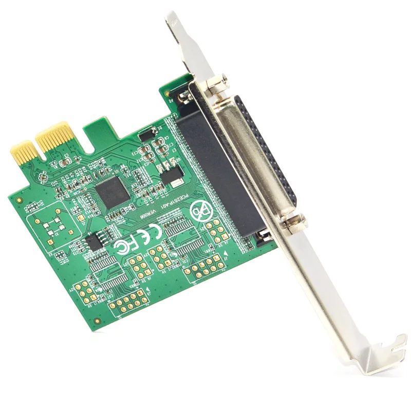 PCI Express к параллельному порту DB25 25Pin PCIE Riser Card принтер LPT PCI-E X1 плата расширения