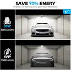 38 Вт E27 светодиодный фары гараж регулируемый вентилятор складные ножи лампа потолочная лампа LED трубки склада мастерской промышленное освещение 3800LM