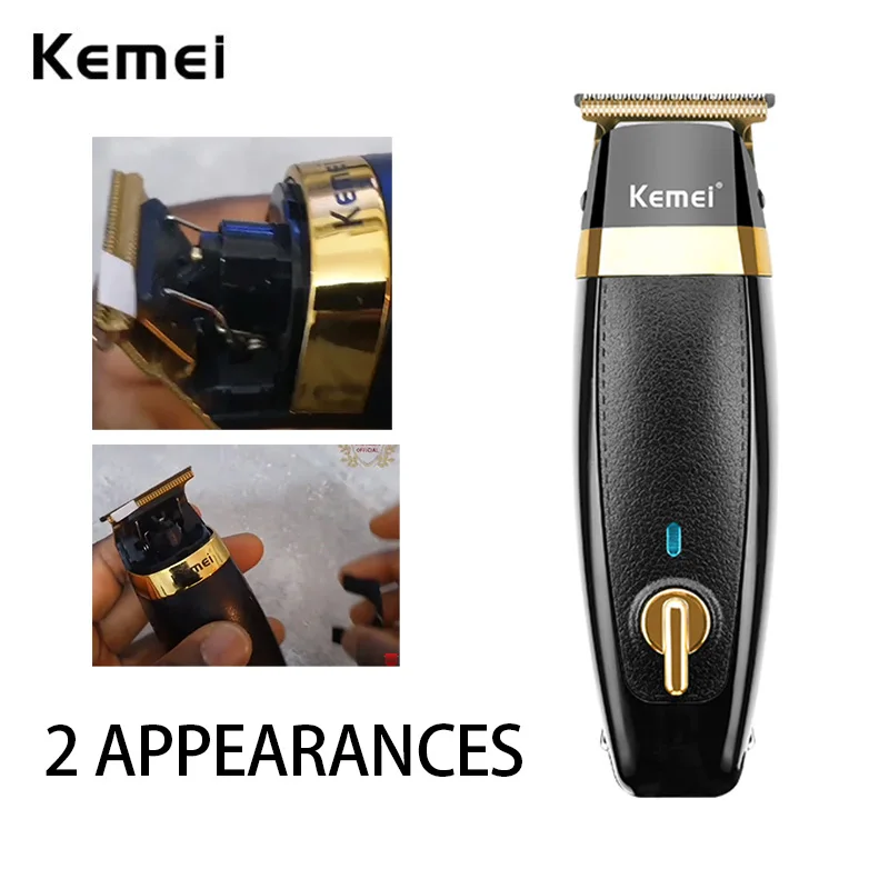 

Kemei Men’s professional blades hair trimmer electric hair clipper beard trimmer rechargable hair cutting machine haircut tool