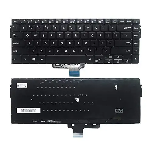 

Клавиатура для ноутбука Asus VivoBook S15, S510, S510U, S510UA, S510UA-DS51, S510UA-DS71, S510UA-RB31, S510UA-RS31, США, черная, с подсветкой