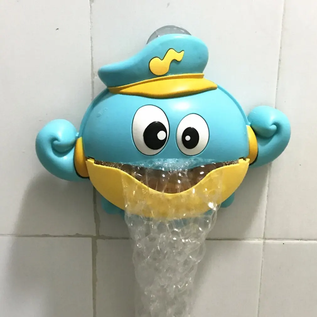 

Kid Bath Toys Bubble Machine Octopus Music Kids Bath Toy Bathtub Soap Automatic Bubble Maker Bathroom Toy For Children