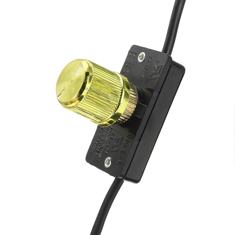 Прочный латунный светильник диммер 120 В 500 Вт регулятор яркости Регулируемый