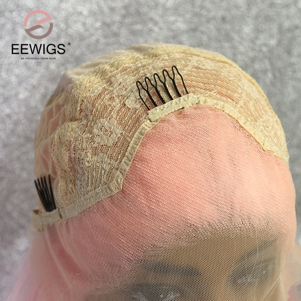 

EEWIGS Special Offer Pink Wig 30 Inch Synthetic Lace Front Wig Heat Resistant Long Straight Cosplay Wigs For Black Women
