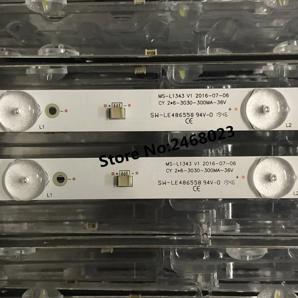 580 мм светодиодный Подсветка полосы 6 лампы для ТВ-JL.D32061330-081AS-M FZD-03 E348124 HM 32v вход MS-L1343 L2202 L1074