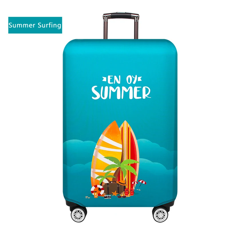 Suitcase Cover X Чехол для багажа в радужную полоску, защитный чехол для багажа, защитный чехол, чехол на колесиках, аксессуары для путешествий 264 - Цвет: Suitcase Cover X