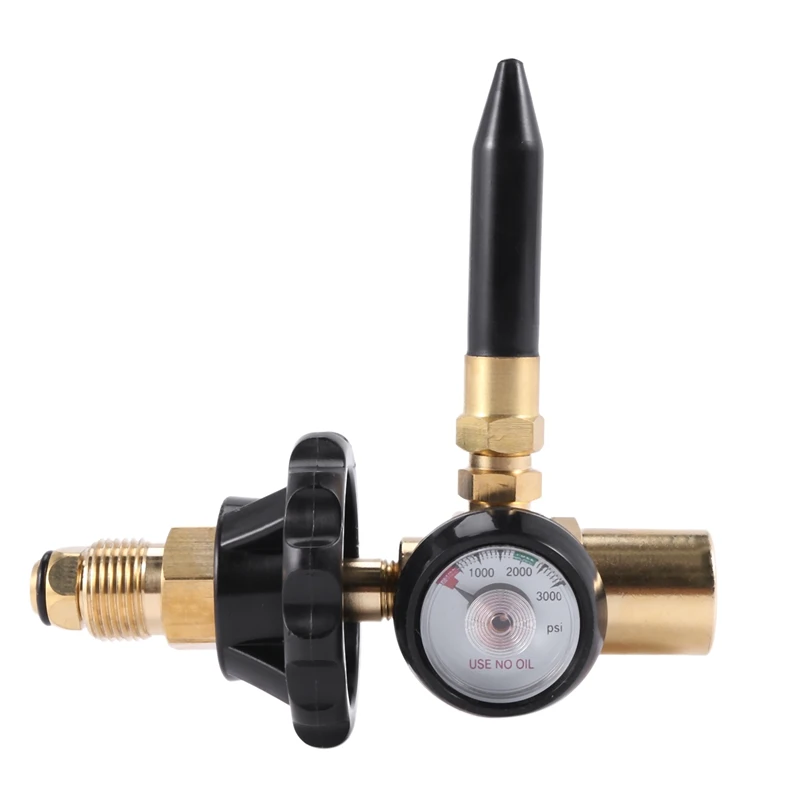 

Регулятор бака для гелия, клапан наполнителя для шаров с манометром Pkg/1