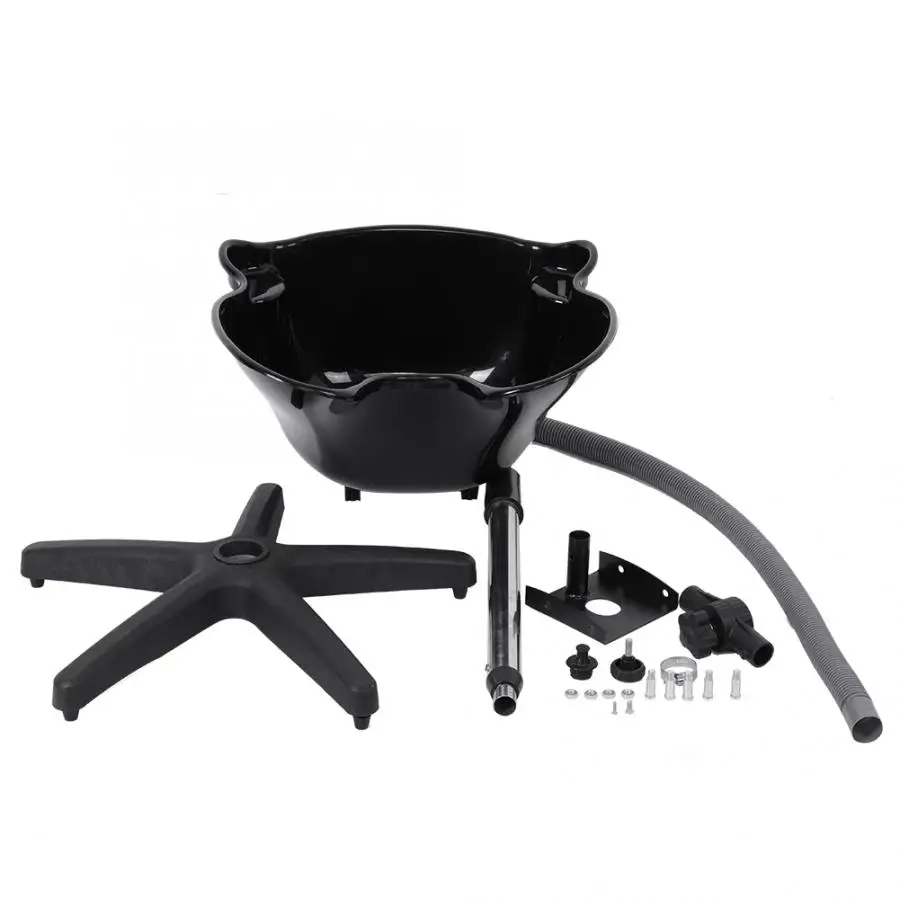 Регулируемый по высоте умывальник для волос миска парикмахерской пластиковый