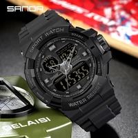 sanda military watch waterproof sports watches mens led digital watch top brand luxury clock camping diving relogio masculino