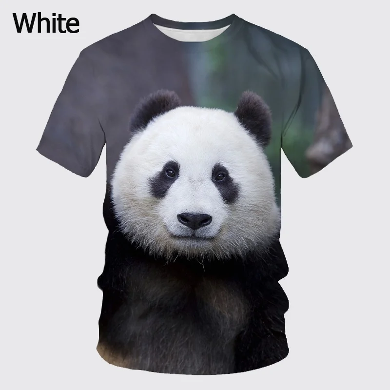 

Men's and Women's Universal Tops Women's Cute Panda Print T-shirt Tops 3D Stretch Gothic T-shirts