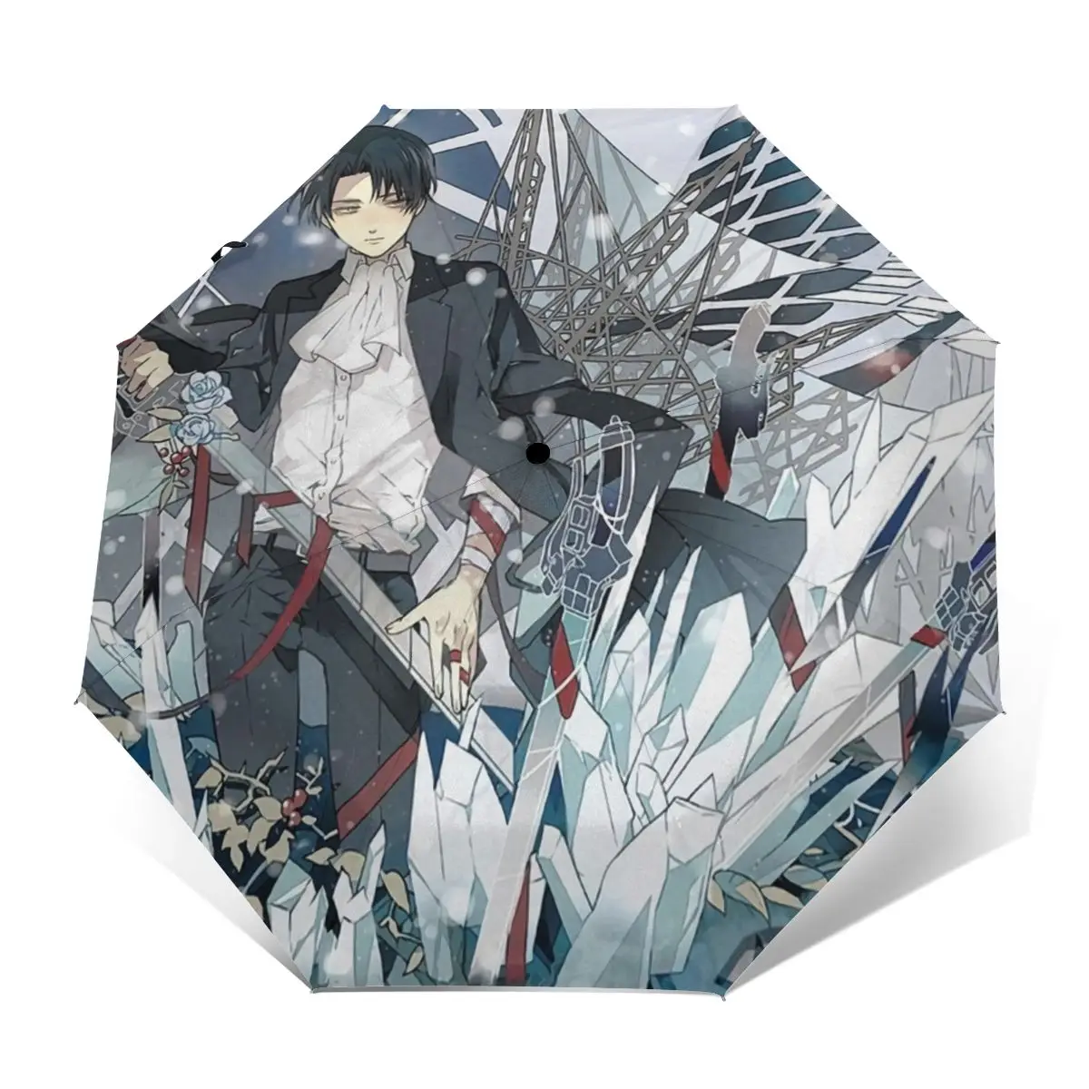 

Attack On Titan Umbrella Auto Protection Umbrella Cheap Painting Car Reinforced Umbrella
