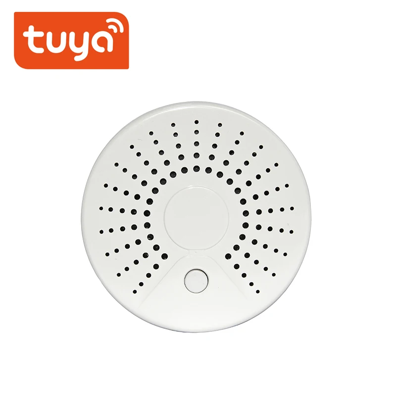 Беспроводная охранная сигнализация Tuya детектор дыма умный автономный WiFi датчик температуры дыма WiFi - Цвет: 1PCS