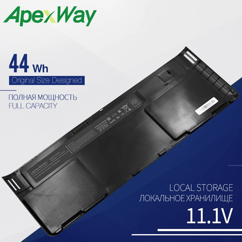

Apexway OD06 for HP Laptop battery HSTNN-IB4F HSTNN-W91C OD06XL H6L25AA H6L25UT EliteBook Revolve 810