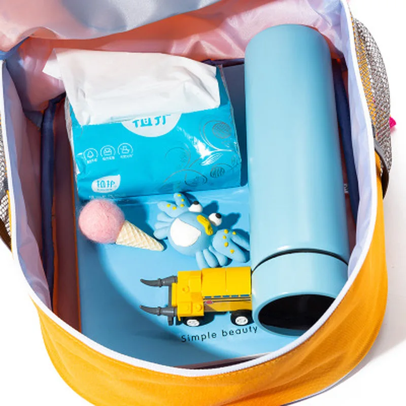 Waterproof Cute Animal Boys Girls Toddler Children Baby Backpack Kid Cartoon Mini Bag Travel Backpack Kindergarten 3D School bag