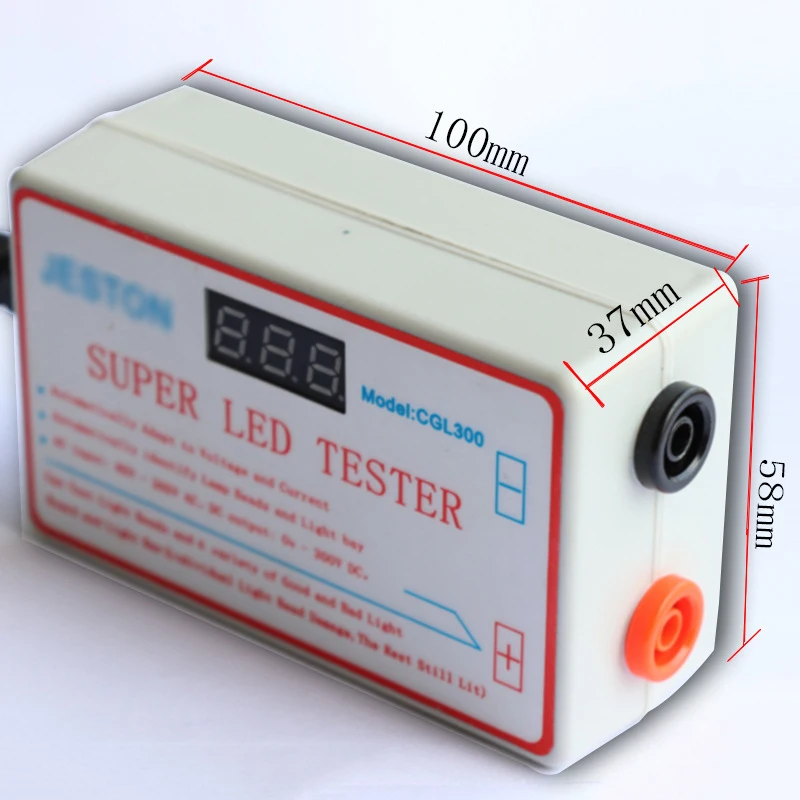 0-300V LED Tester Strip Lamp Test Tool with Voltage Display and Adjustable Voltage(US Plug) | Электроника