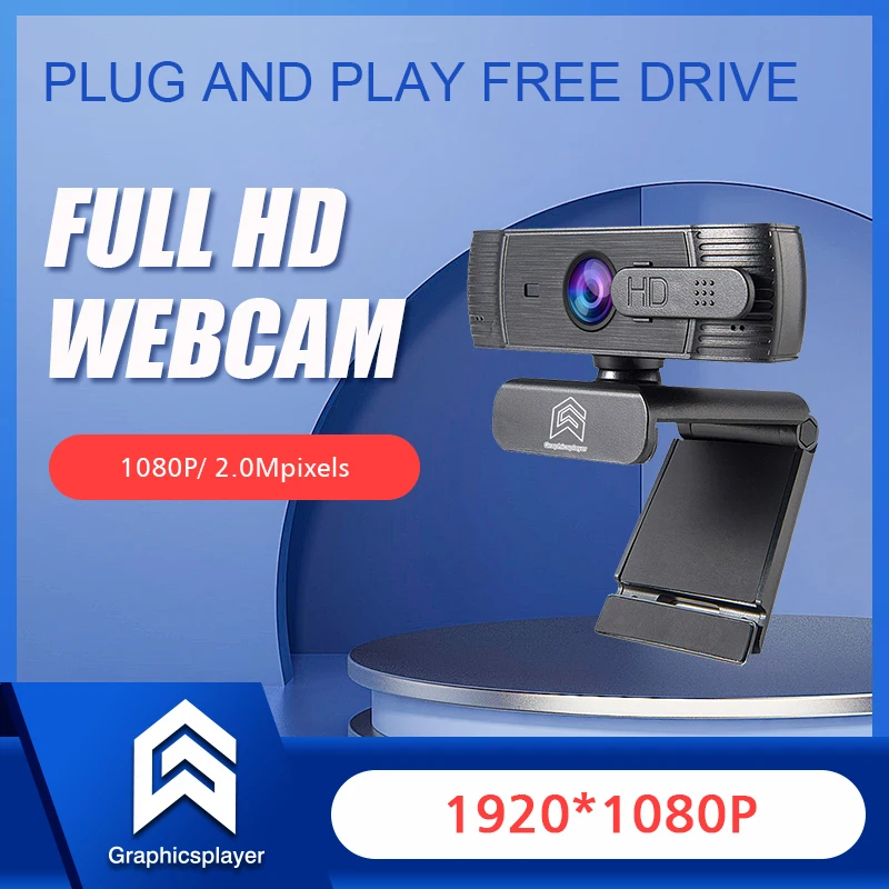 

Веб-камера Full HD 1080P AF USB с автофокусом и крышкой для веб-камеры