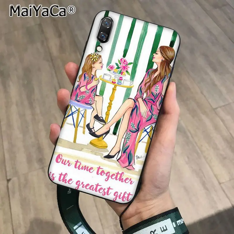 MaiYaCa красивый чехол для телефона для мамы и дочки и сына для Huawei P10 Plus 20 pro P20 lite mate9 10 lite honor 10 vision 10