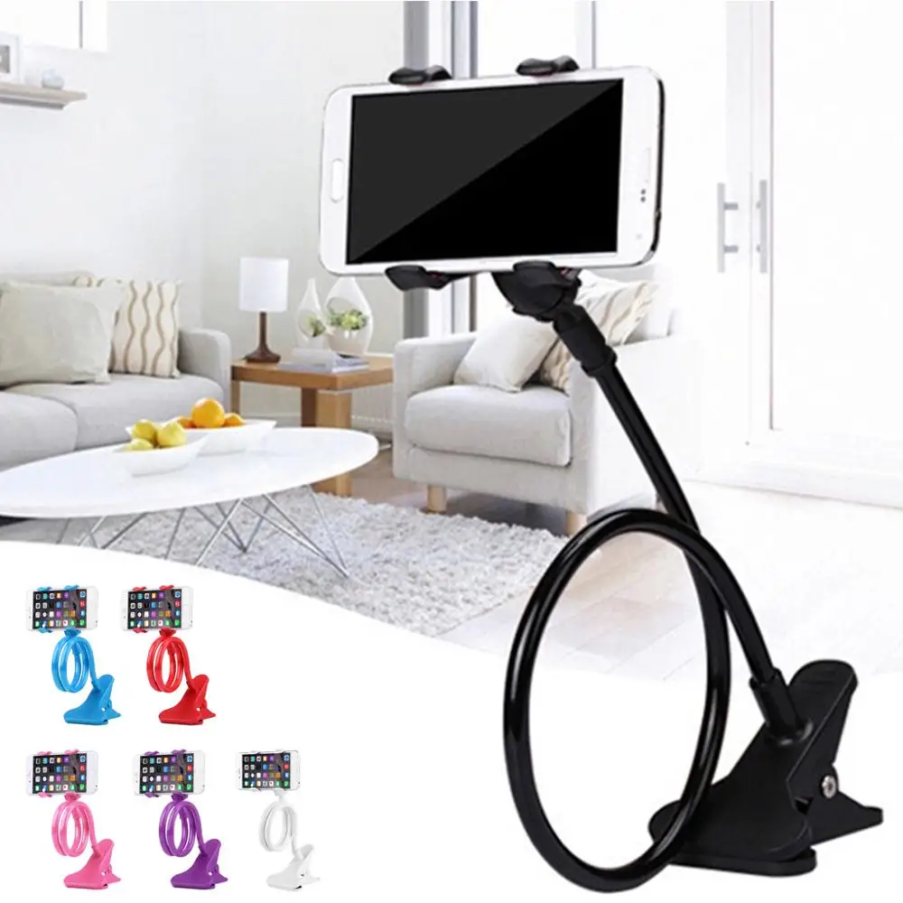 

Universal Mobile Phone Holder Flexible Adjustable Clip Lazy arm phone holder Home Bed Desktop Mount Bracket Smartphone Stand