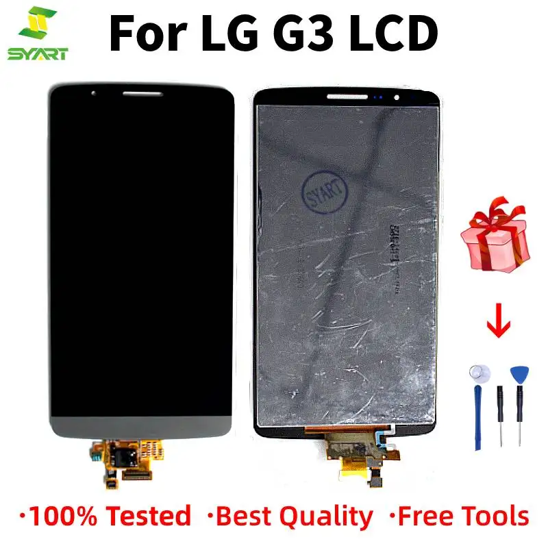

Дисплей для LG G3 D850 D851 D855 VS985 LS990 ЖК-дисплей Дисплей кодирующий преобразователь сенсорного экрана в сборе с рамкой бесплатный инструмент для LG...