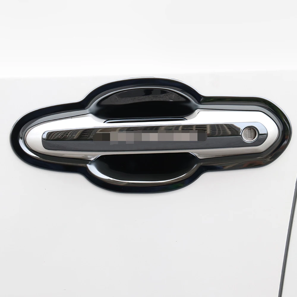 

For Toyota Highlander 2020-2022 Accessories LOGO Stainless Car Exterior Door Handle Bowl Holder Decoration Cover Trim Styling