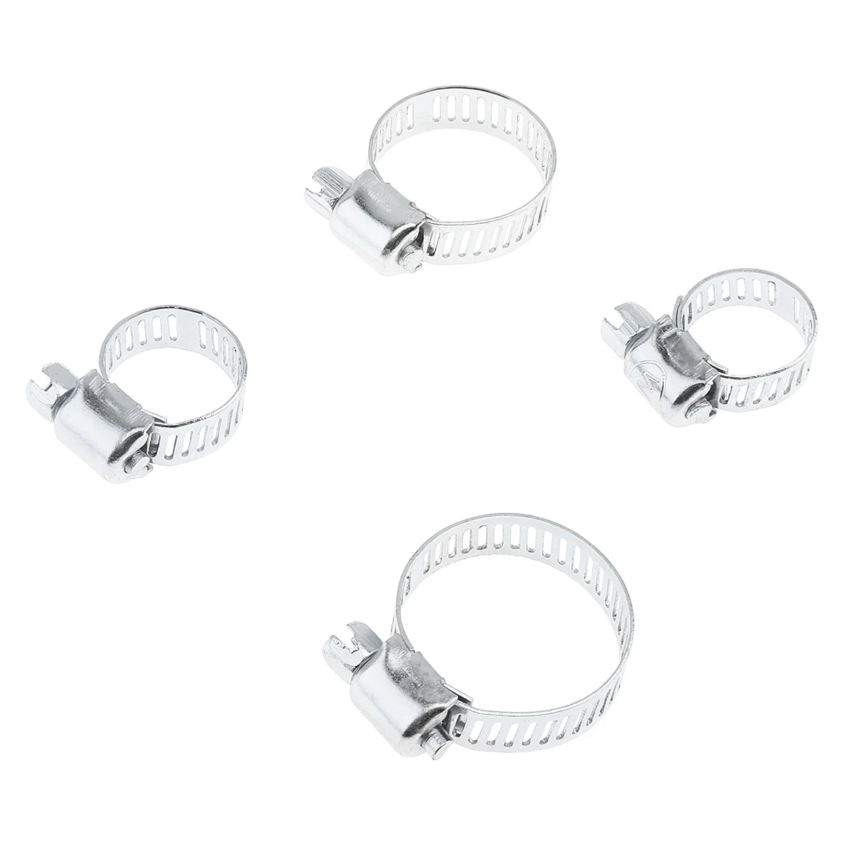 Портативный 12 шт мульти Размеры 13 мм-29 мм Нержавеющая сталь обруч зажим для