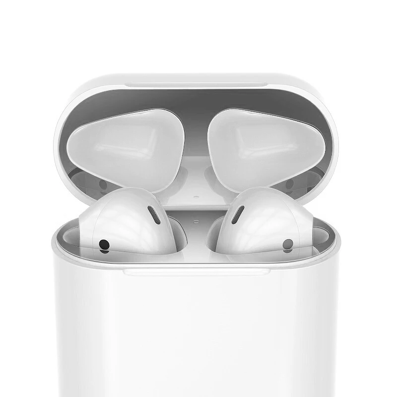 Пылезащитная пленка для Airpods 1 ультратонкая металлическая наклейка пылезащитная