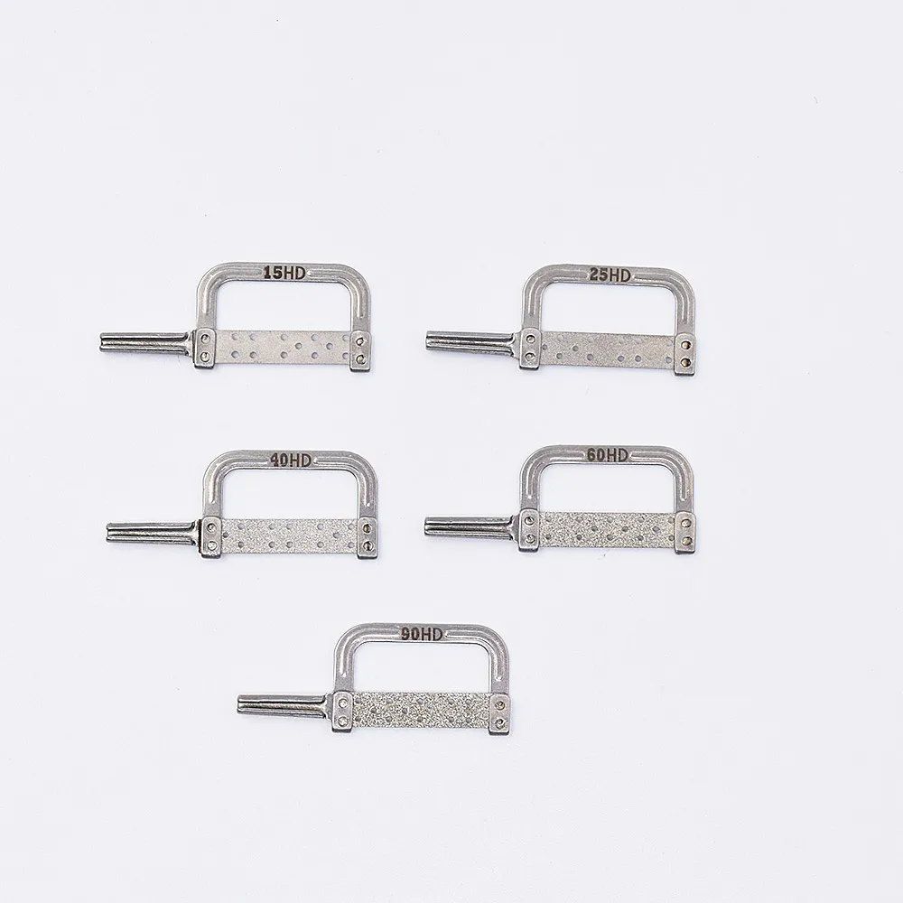 1 шт. Стоматологическая лента IPR отверстия тип металла Автоматическая полоски 15 HD