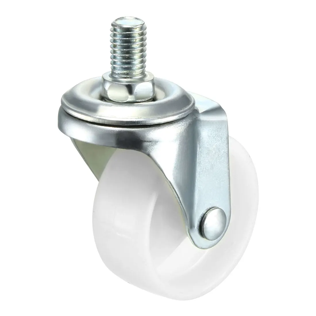 Роликовые колеса uxcell 2-дюймовые полипропиленовые 360 градусов М10x15 мм с резьбовым