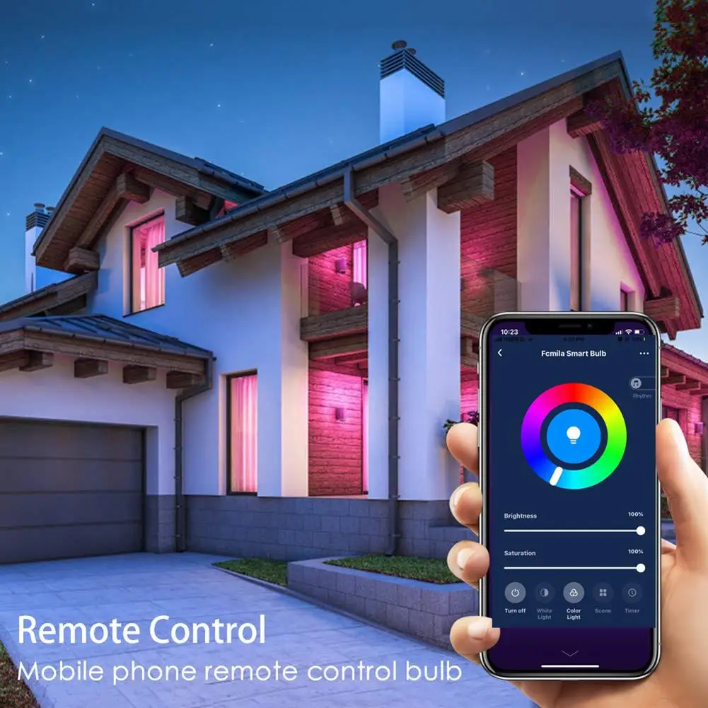 

E27 Smart LED WiFi Lamp Bulb RGB Compatible with Alexa and Google Assistant