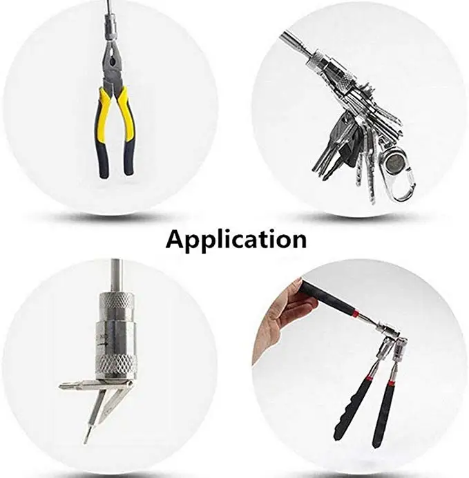 Раздвижной металлический инструмент для захвата деталей телескопическая