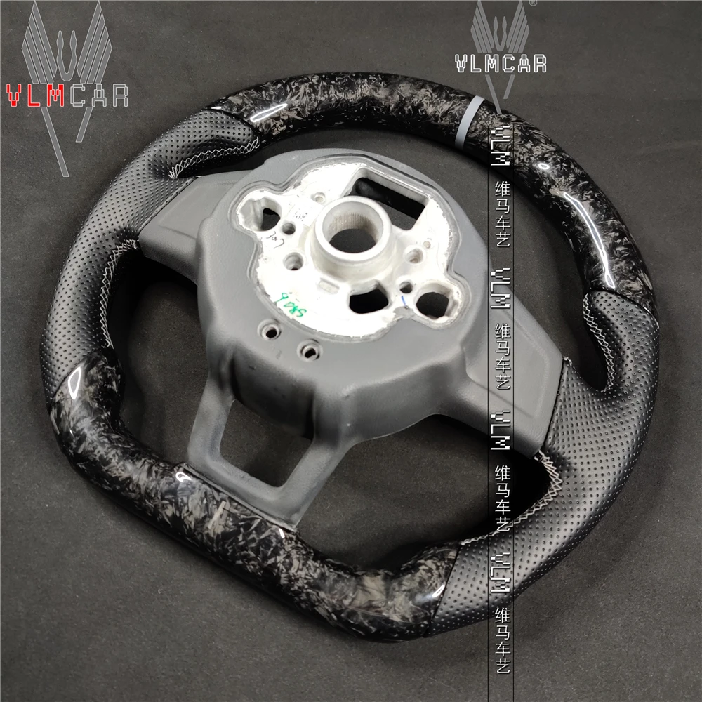 Индивидуальное индивидуальное рулевое колесо из углеродного волокна для VW Golf MK7