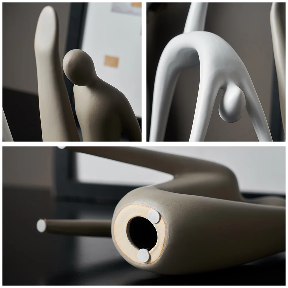 Скандинавская абстрактная смола керамические фигурки персонажей Спортивная