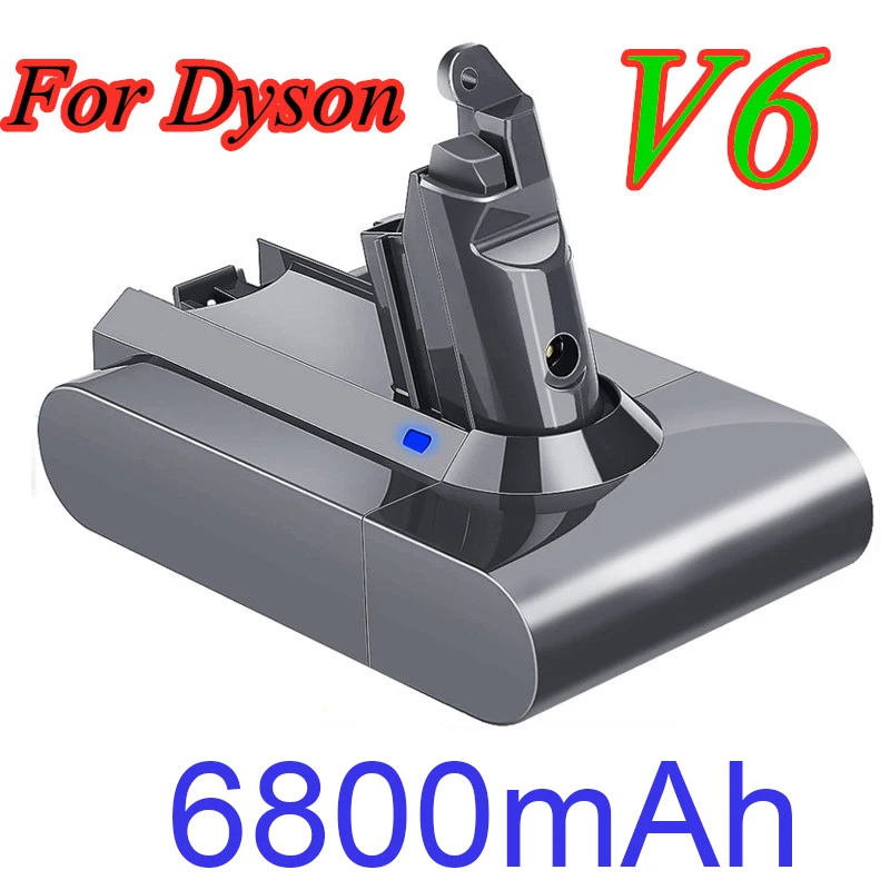 Литий-ионный аккумулятор 6800 мАч 21 6 в 965874 Ач для пылесоса Dyson V6 DC58 DC59 DC61 DC62 DC74 SV09 SV07