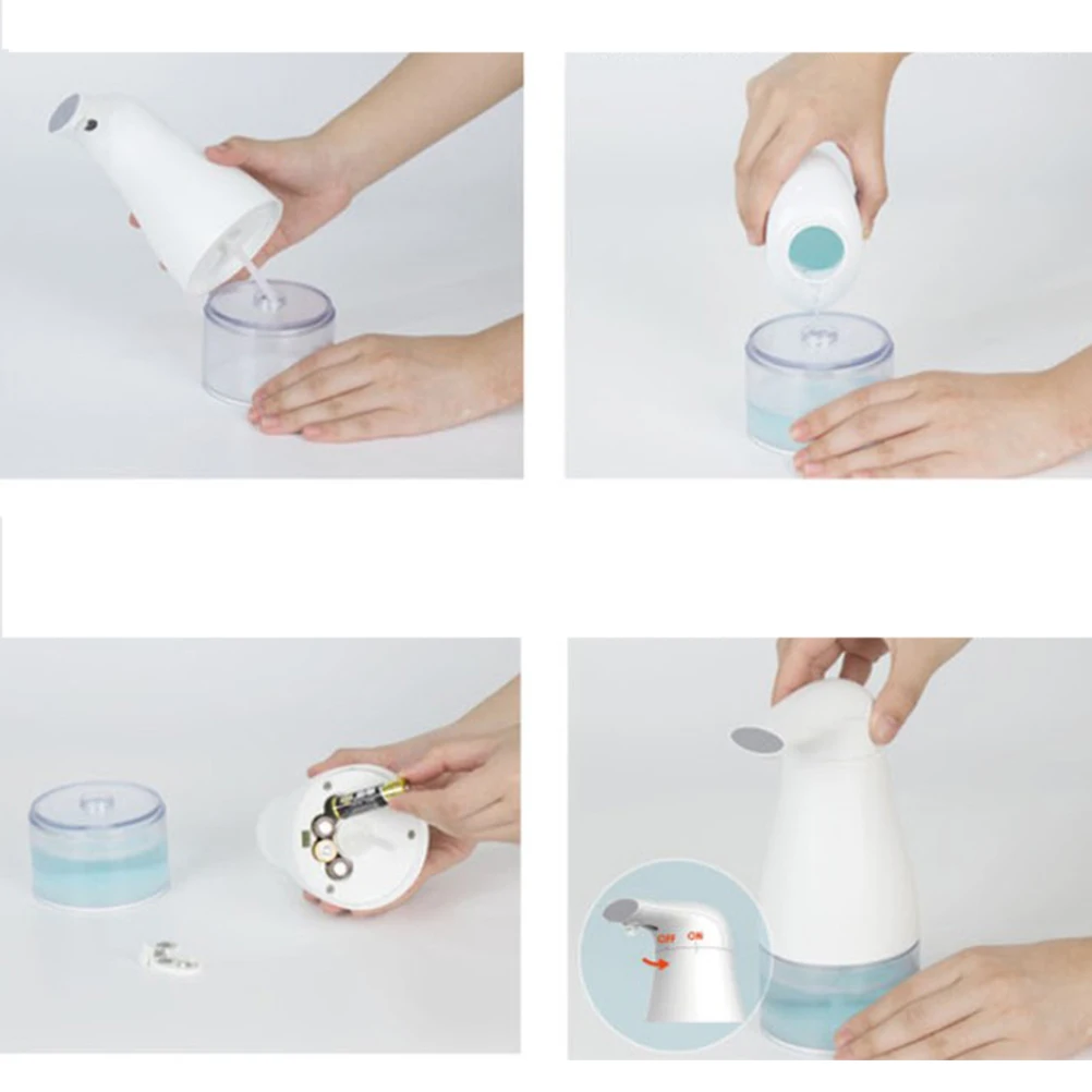 Пенопластовый дозатор для мыла автоматический Бесконтактный датчик ванны