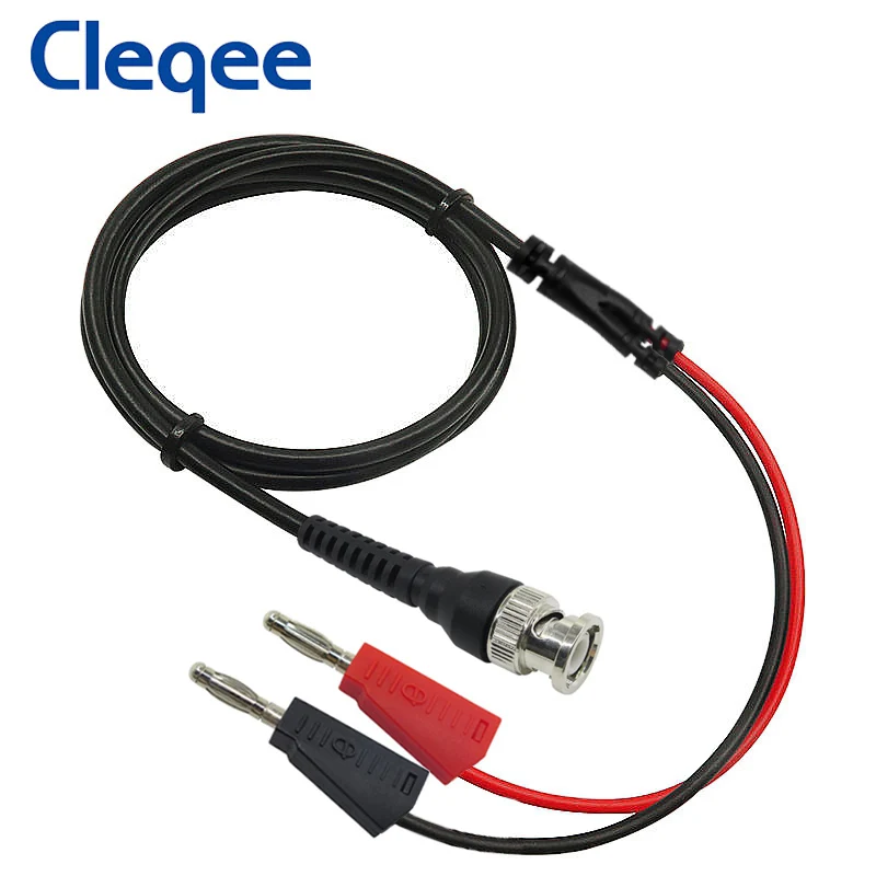 Cleqee P1009 BNC Q9 для двойных 4 мм Штабелируемых банановых штекеров с гнездом тестовые