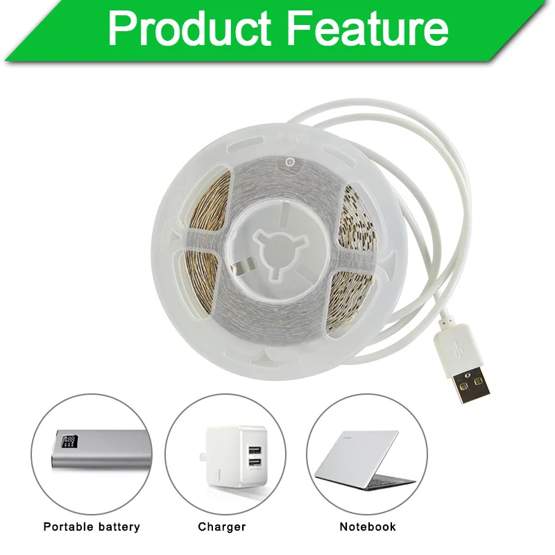 Светодиодный светильник полного спектра для выращивания растений USB 5 В 1 м 2 3 0 SMD