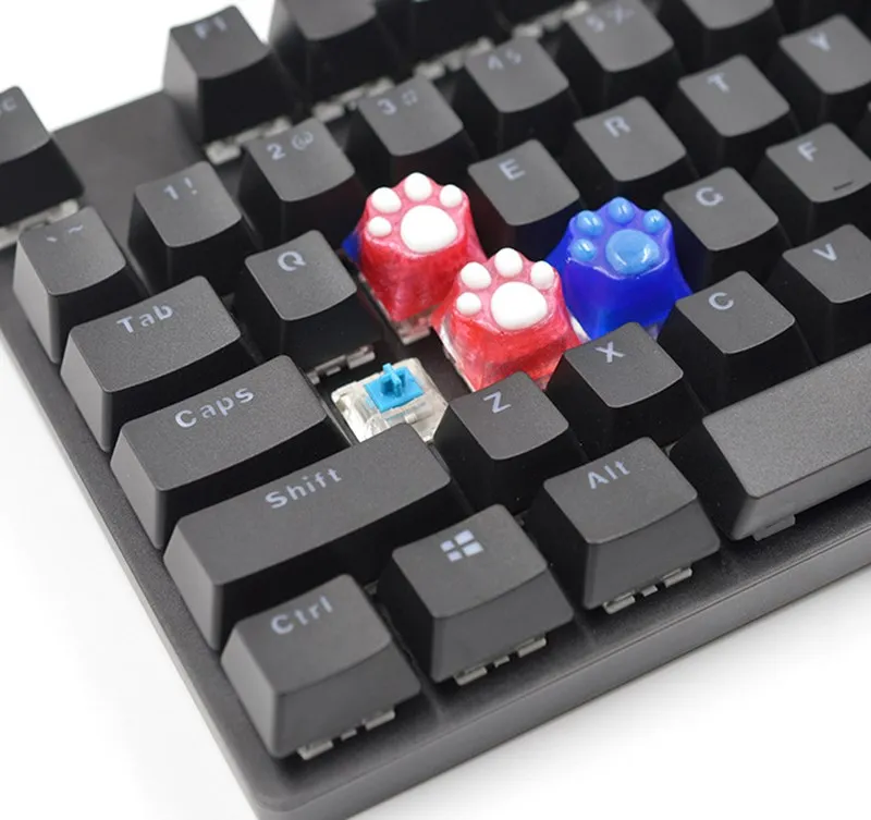 

DIY Key Cap Silicone Mold Cat's Paw Computer OEM Keyboard Cover Molds Resin Mirror Mould For Jewelry Making