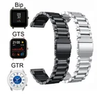 Ремешок из нержавеющей стали для Xiaomi Amazfit Bip U S GTS 2 Mini 2e GTR 2 47 мм 42 мм Stratos 3, браслет для часов 20 мм 22 мм