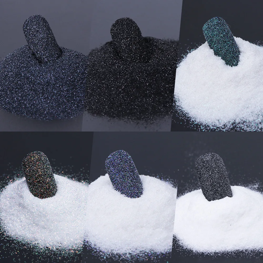 1 Блестящий блестящий порошок сахарный песок для украшения ногтей лазерная
